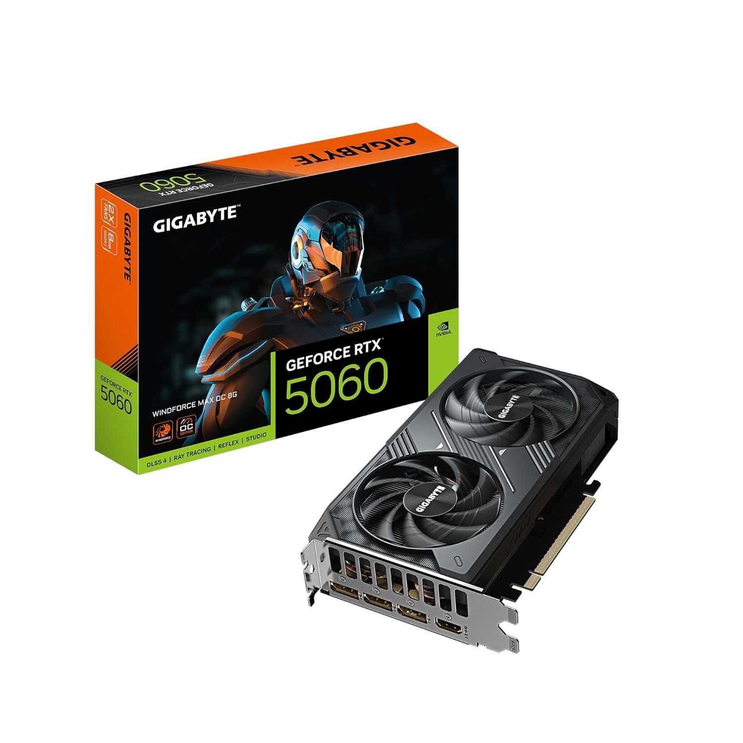 GIGABYTE GeForce RTX 5060 WINDFORCE MAX OC 8GB GDDR7, PCIe RTX 5070)