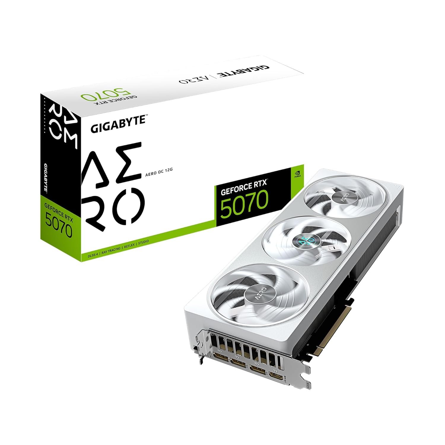 GIGABYTE GeForce RTX 5070 AERO OC 12G Graphics Card, 12GB RTX 5070)