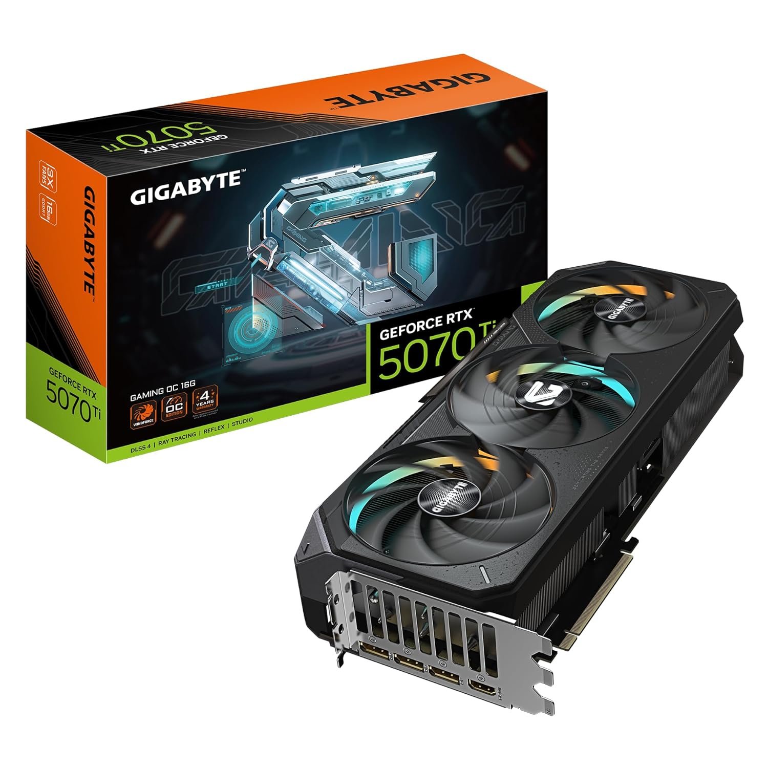 GIGABYTE Geforce RTX 5070 Ti Gaming pci_e_x16 OC 16G Graphics RTX 5070)
