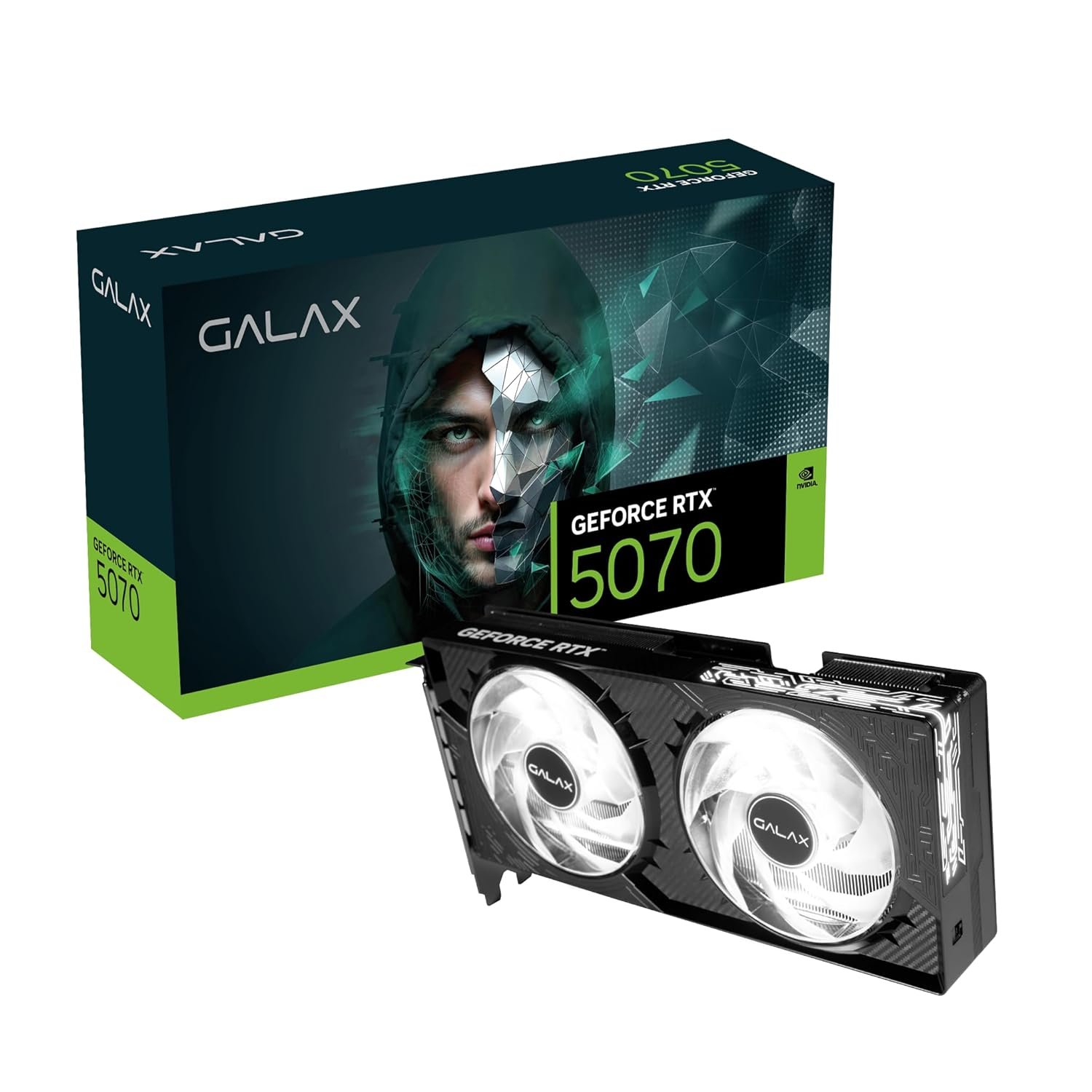 Galax GeForce RTX 5070 1-Click OC 12GB GDDR7 GPU Overclockable RTX 5070)
