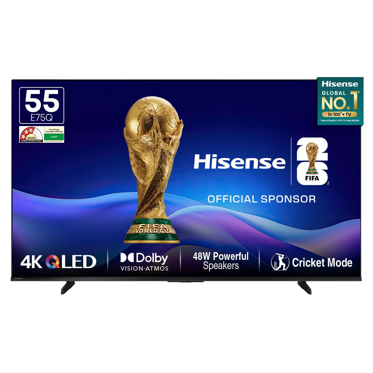 Hisense 139 cm (55 Inches) 4K Ultra HD Smart QLED Acer Predator Helios Neo 16 AI (OLED