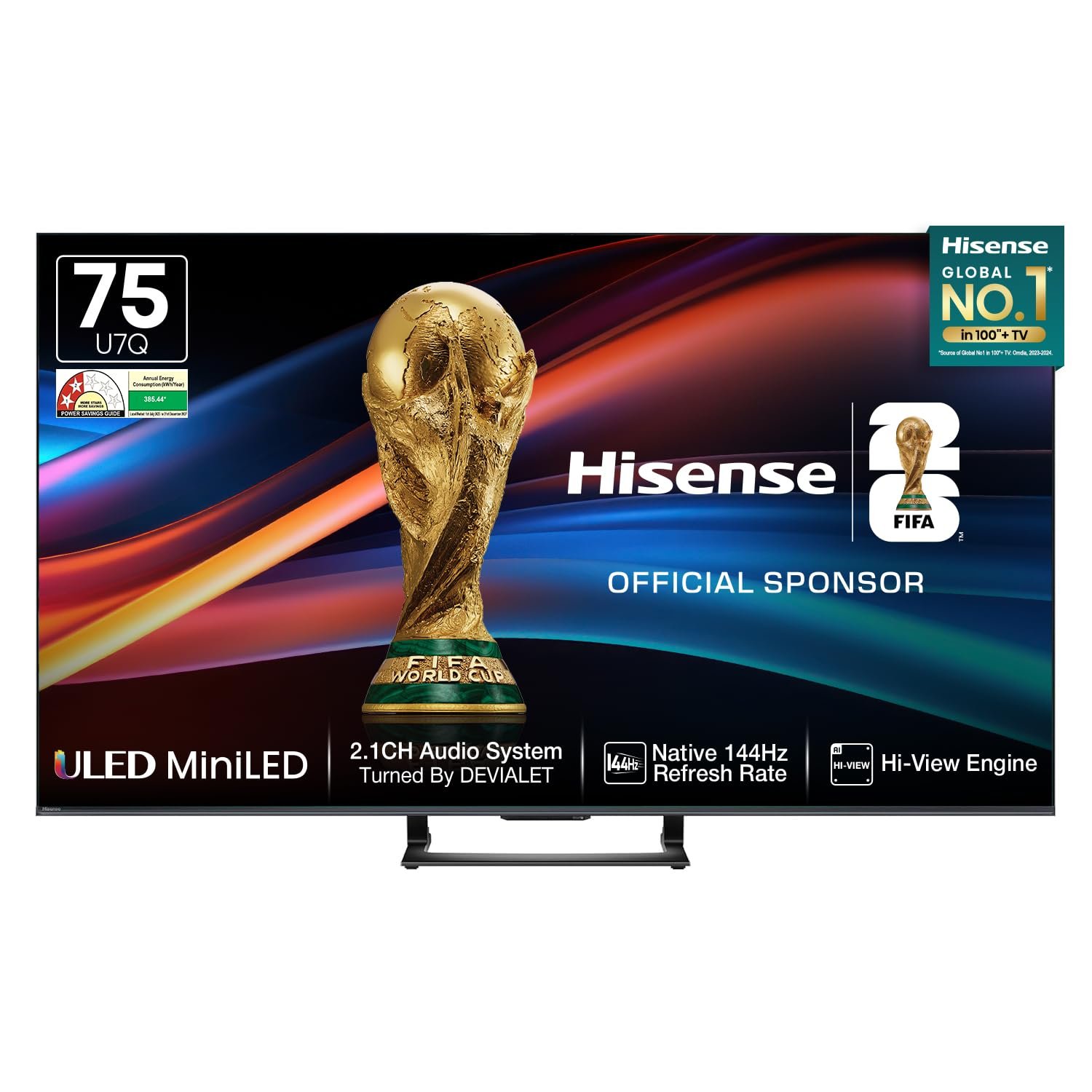 Hisense 189 cm (75 Inches) 4K QLED Mini-LED Smart TV Acer Predator Helios Neo 16 AI (OLED