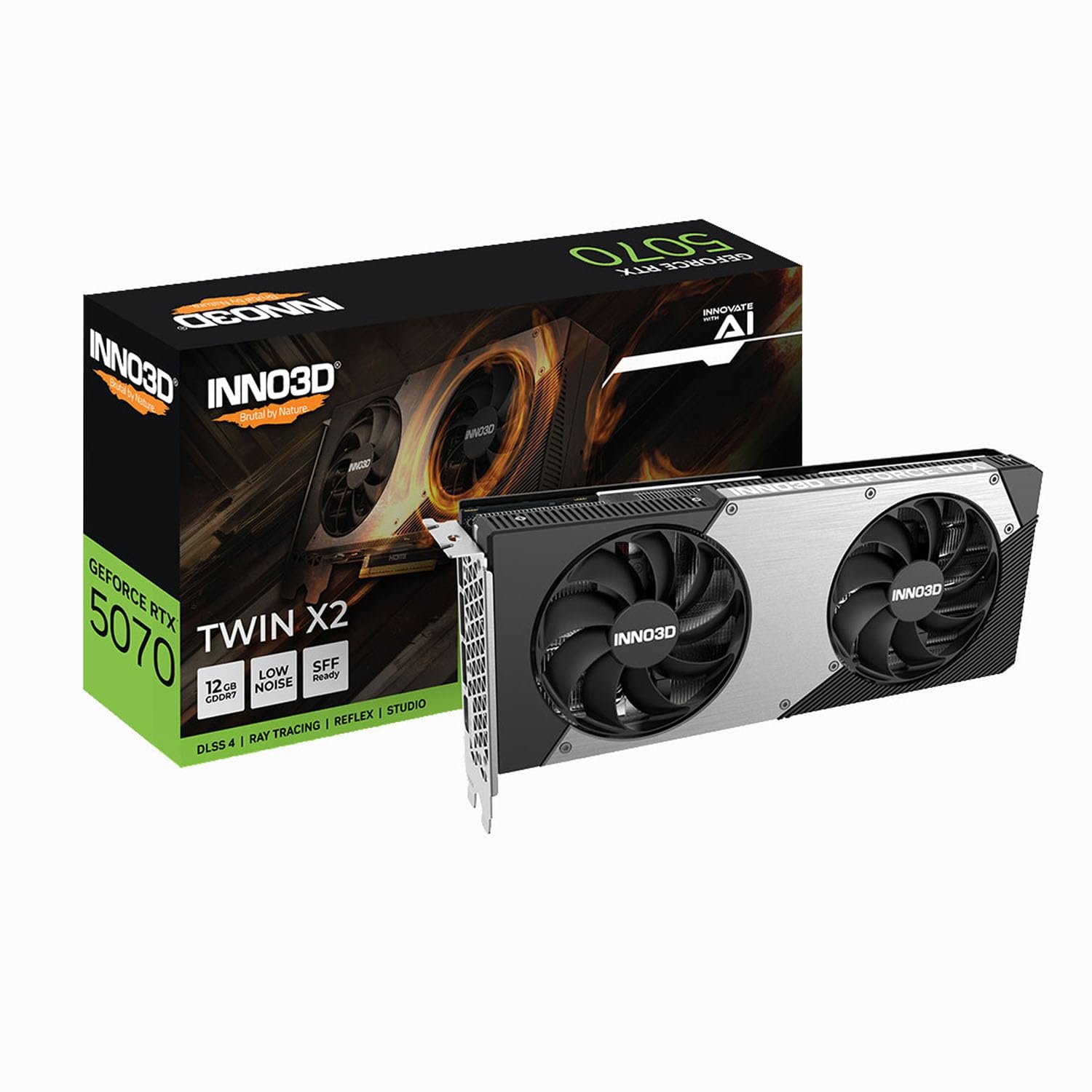 INNO3D NVIDIA Geforce Pci_E RTX 5070 Twin X2 12GB GDDR7 RTX 5070)