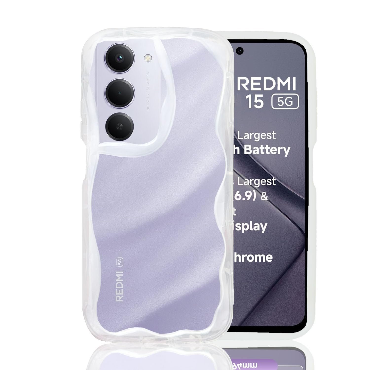 KC Back Cover for Redmi 15 5G - New Curly Redmi 15 5G