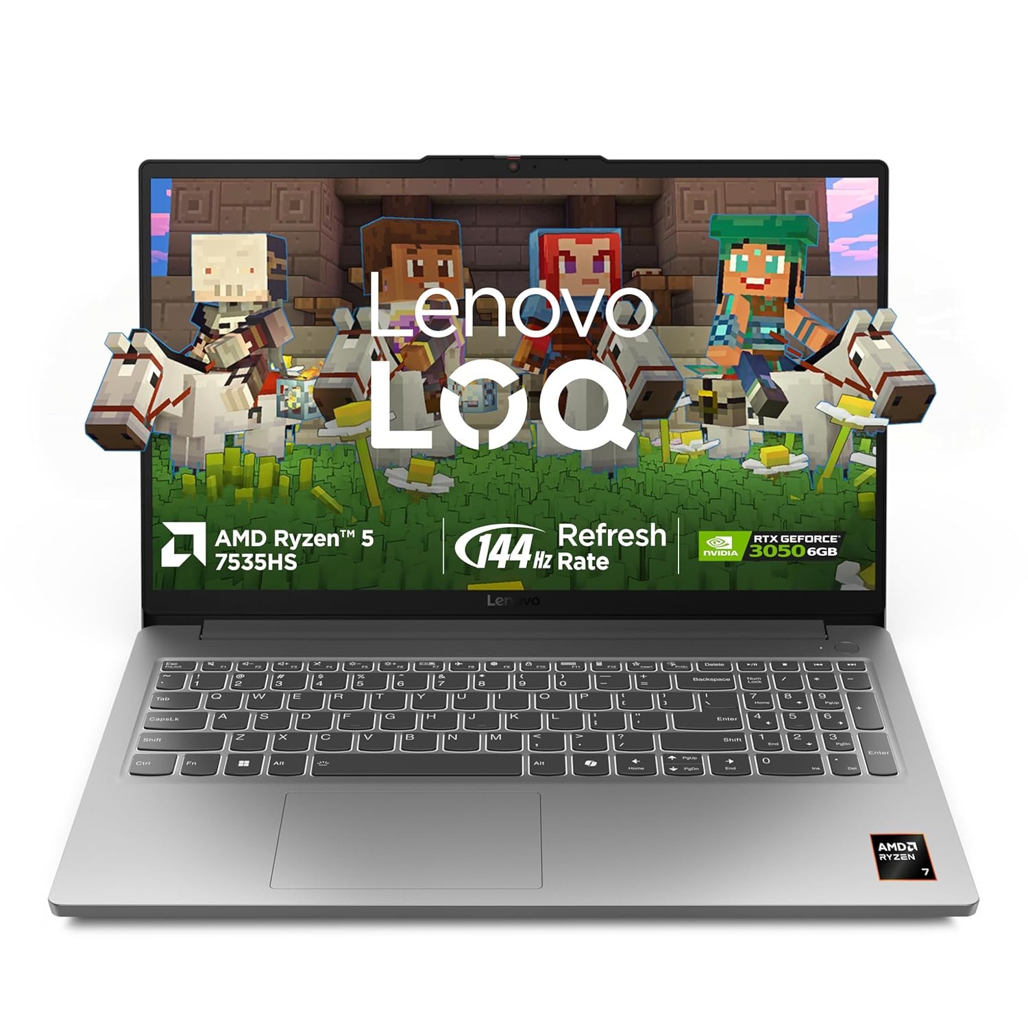 Lenovo LOQ Essential AMD Ryzen 5 7535HS | NVIDIA RTX Lenovo LOQ gaming laptop (RTX 50-Series)
