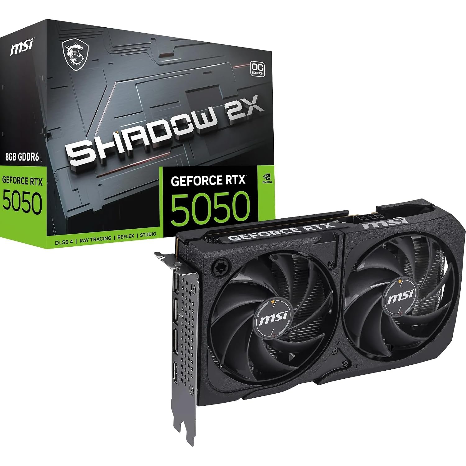 MSI GeForce RTX 5050 8G Shadow 2X OC Graphic Card RTX 5070)