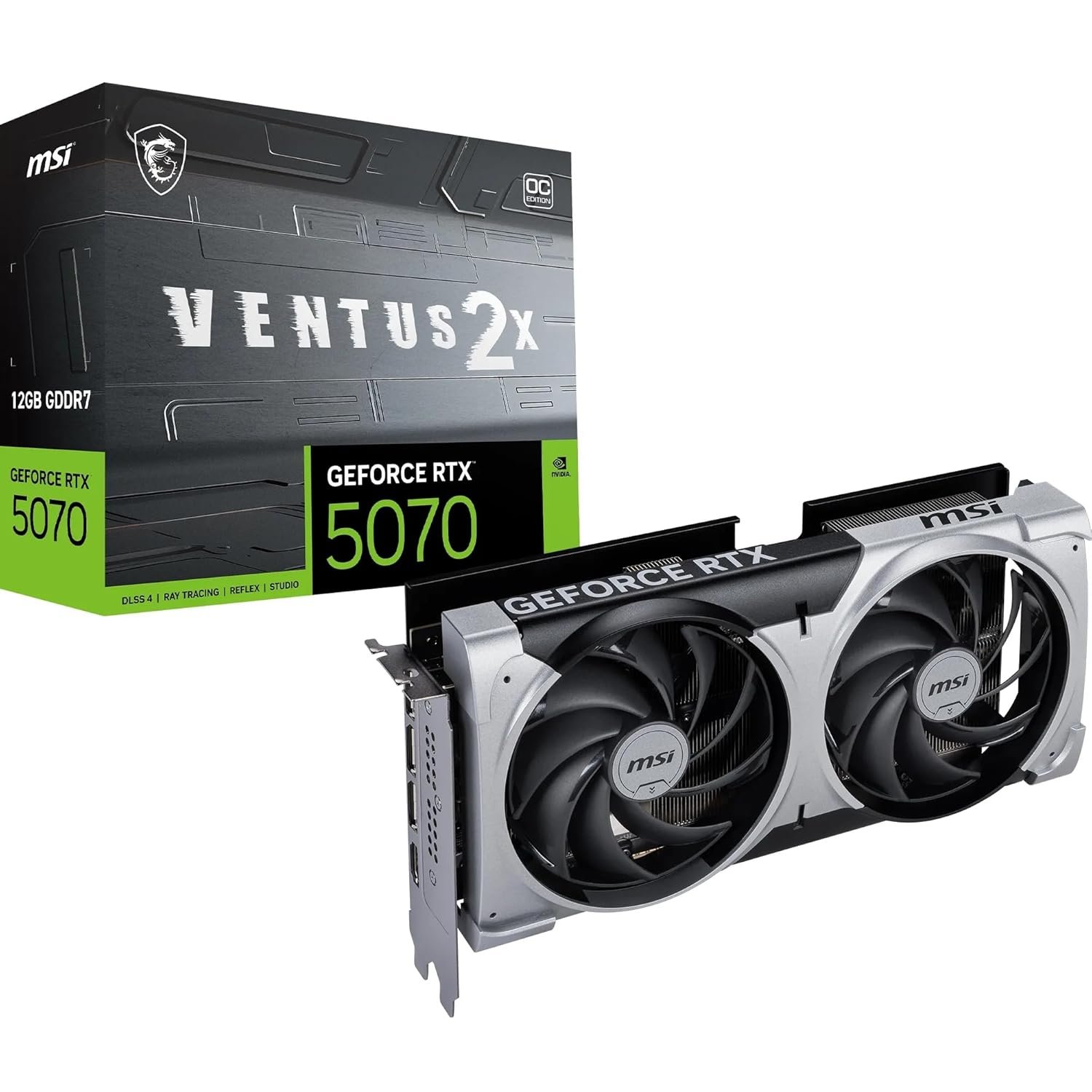 MSI GeForce RTX 5070 12G Ventus 2X OC Graphic Card RTX 5070)