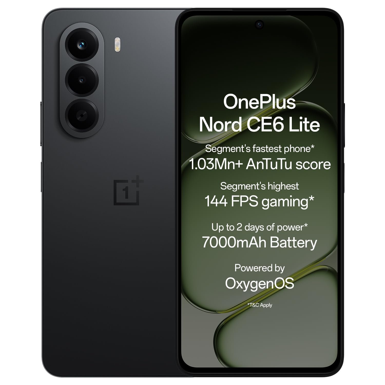 OnePlus Nord CE6 Lite | 8GB+128GB | Hyper Black | OnePlus Nord 5