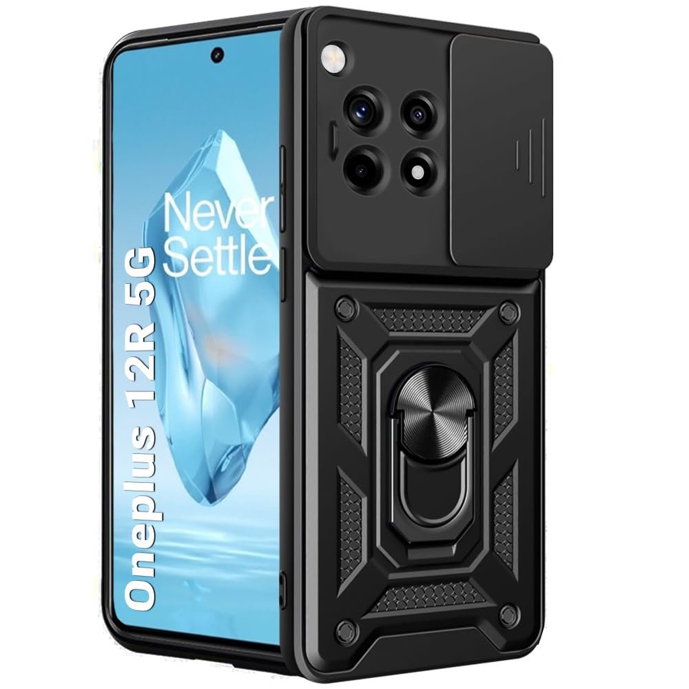 TheGiftKart Tough Armor Bumper Back Cover Case for OnePlus 12R OnePlus 12R