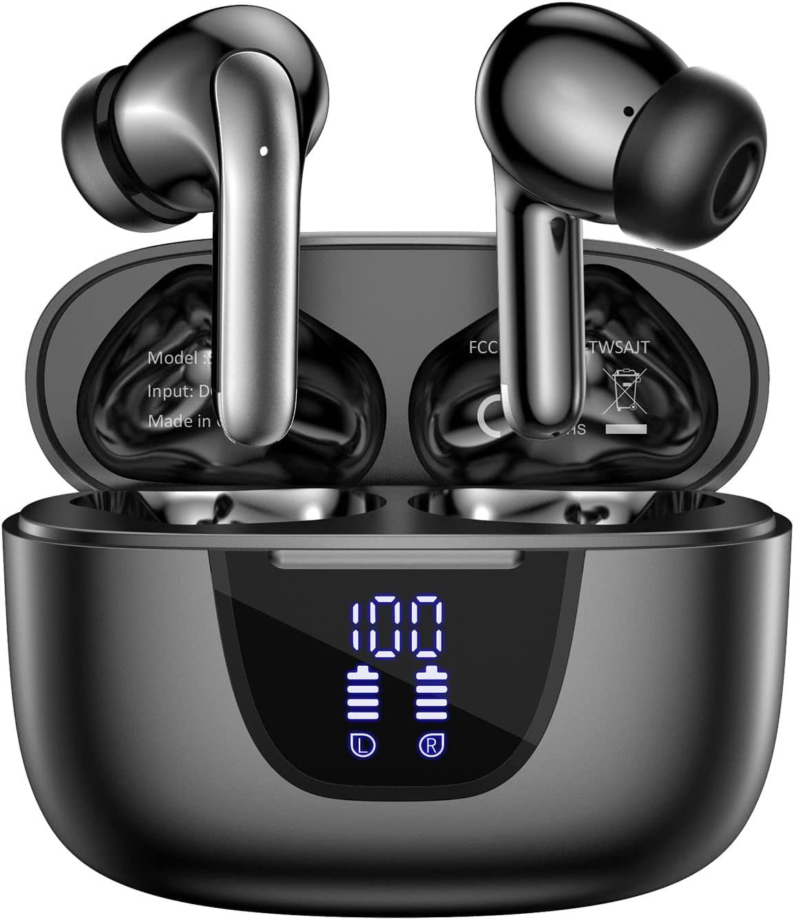 Wireless Earbuds Bluetooth 5.3 Deep Bass True Wireless Ear Phones boAt Airdopes 91 Prime