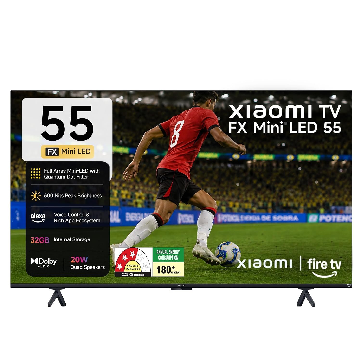 Xiaomi 138 cm (55 inches) Smart TV MiniLED QLED Fire Redmi 15 5G
