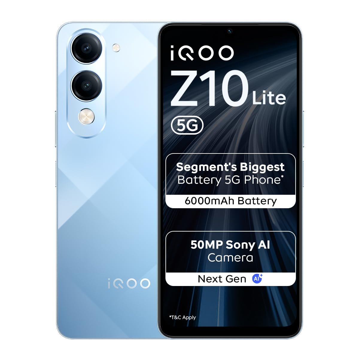 iQOO Z10 Lite 5G (Titanium Blue 2026, 4GB RAM, 64GB iQOO Z9 Lite 5G (Mocha Brown)