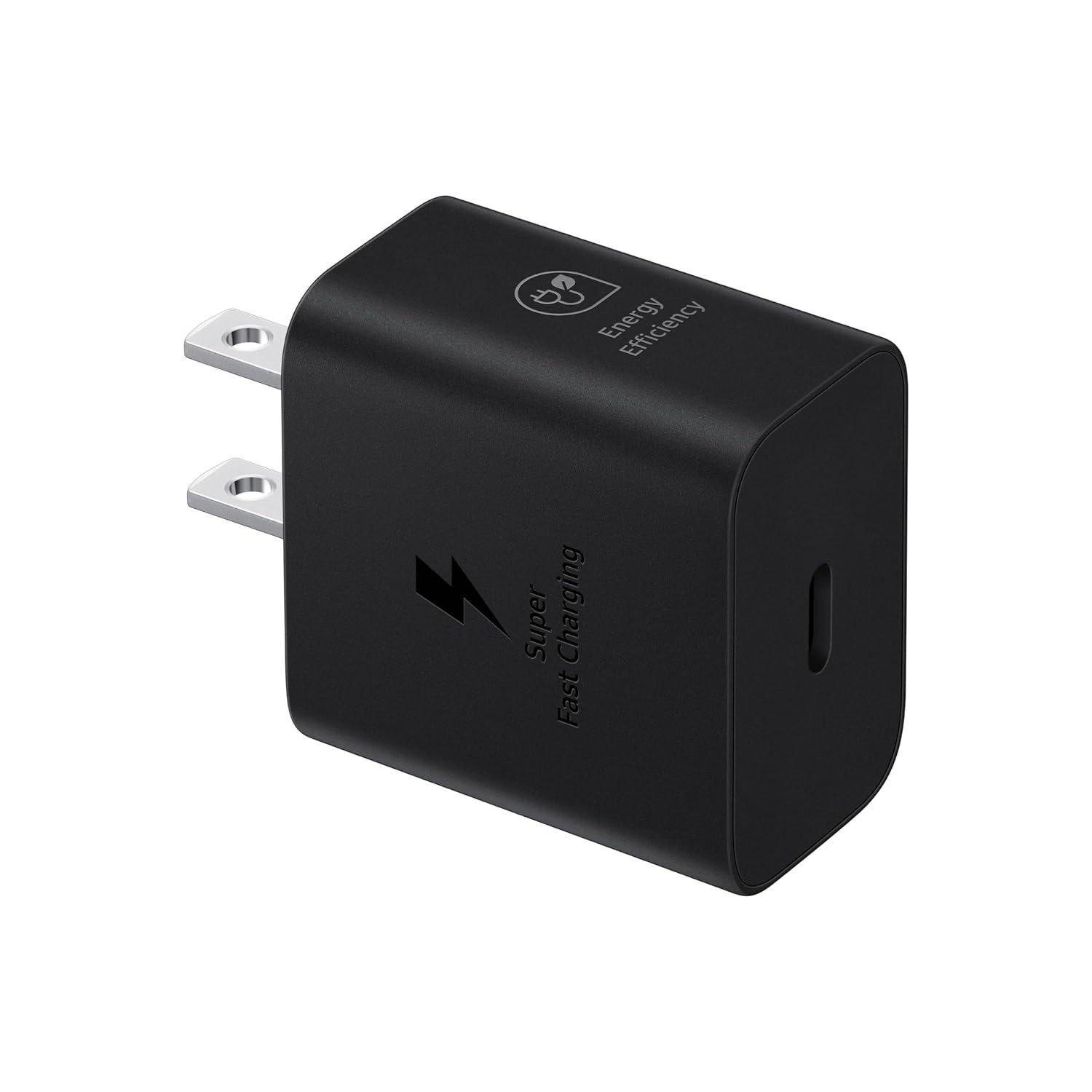 samsung 25w Charger Without Cabel (Black) USB for Cellular Phones Samsung 25W Type-C Travel Adaptor