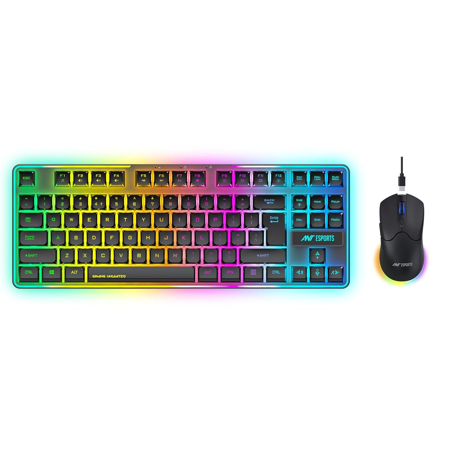 Ant Esports KM730 Pro Gaming Wireless TKL Keyboard Mouse Combo Ant Esports WKM11 Keyboard & Mouse Combo