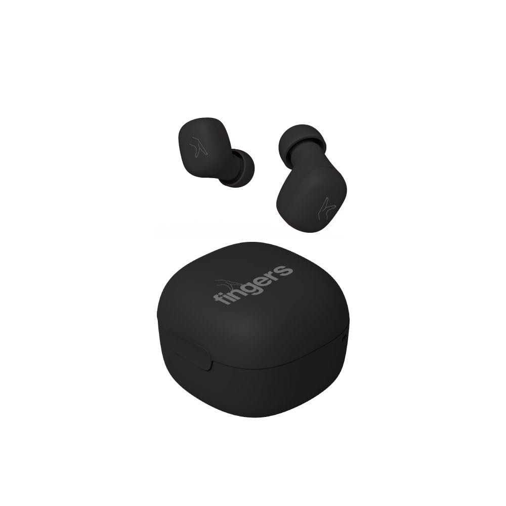 FINGERS SizeZero Pods2 World's Tiniest TWS Earbuds with 15-Hour Total boAt Airdopes 141