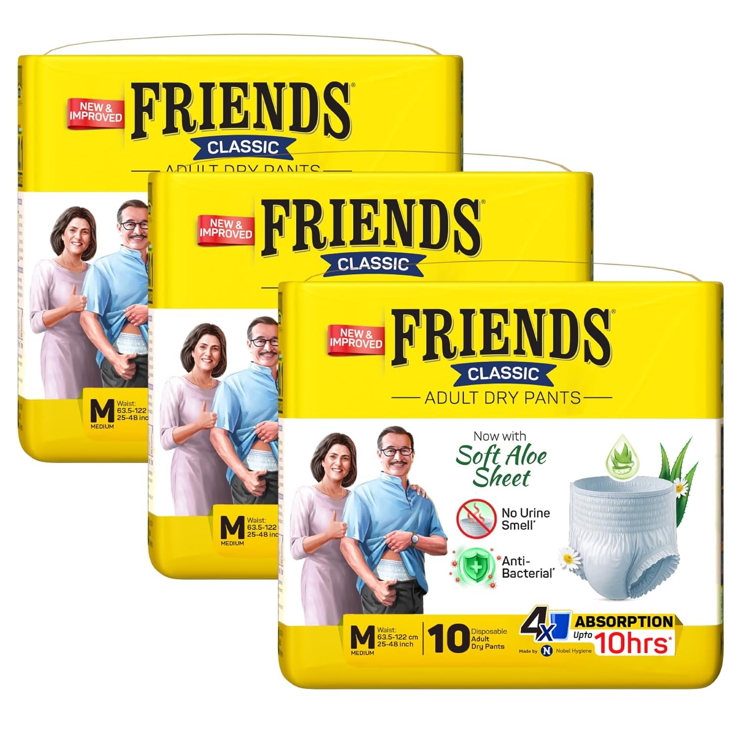Friends Classic Adult Diaper M Size Pants | 30 Count Samsung Galaxy M05
