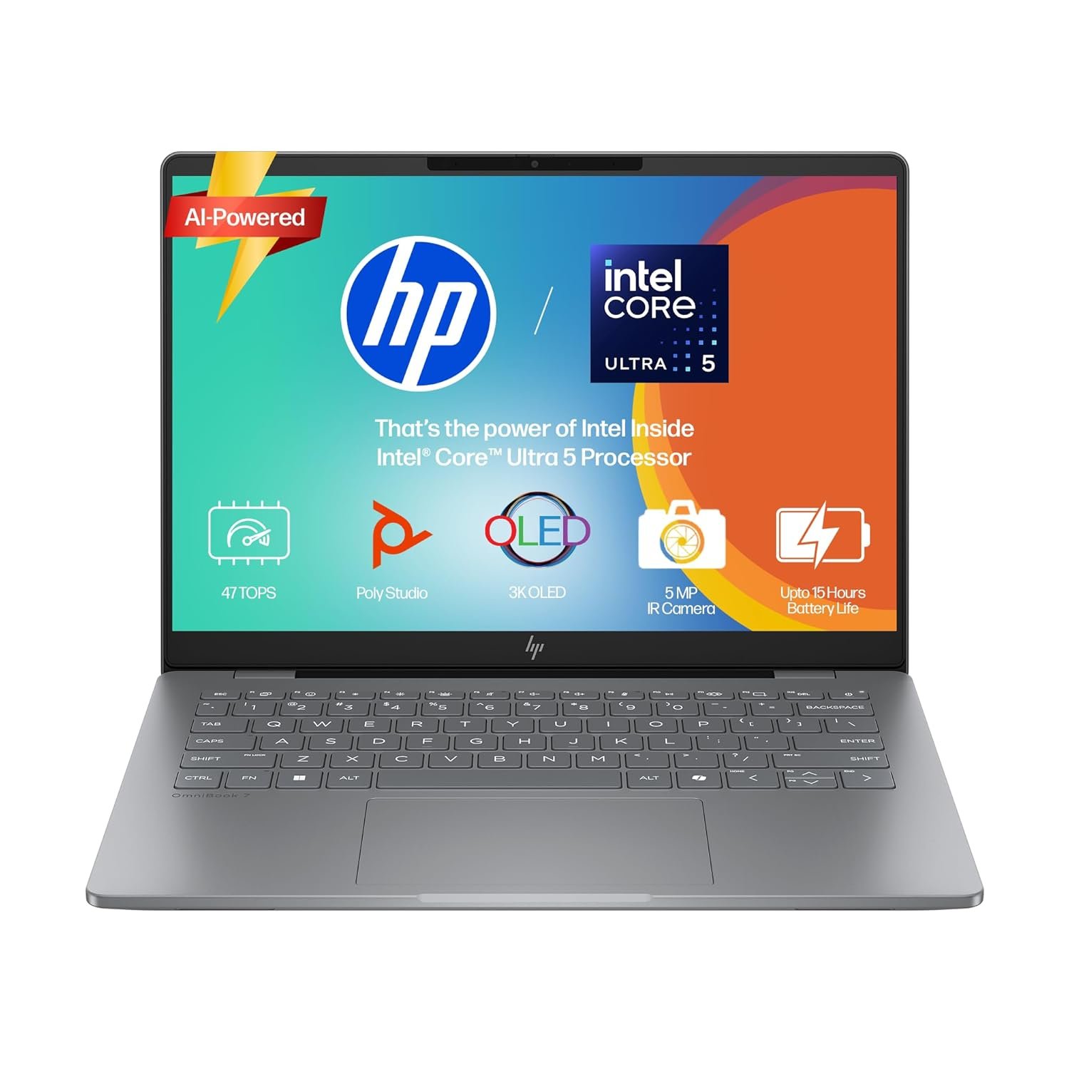 HP OmniBook 7 OLED (Previously Pavilion Plus) Intel Core Ultra HP Pavilion Plus 14 AI-enhanced Laptop