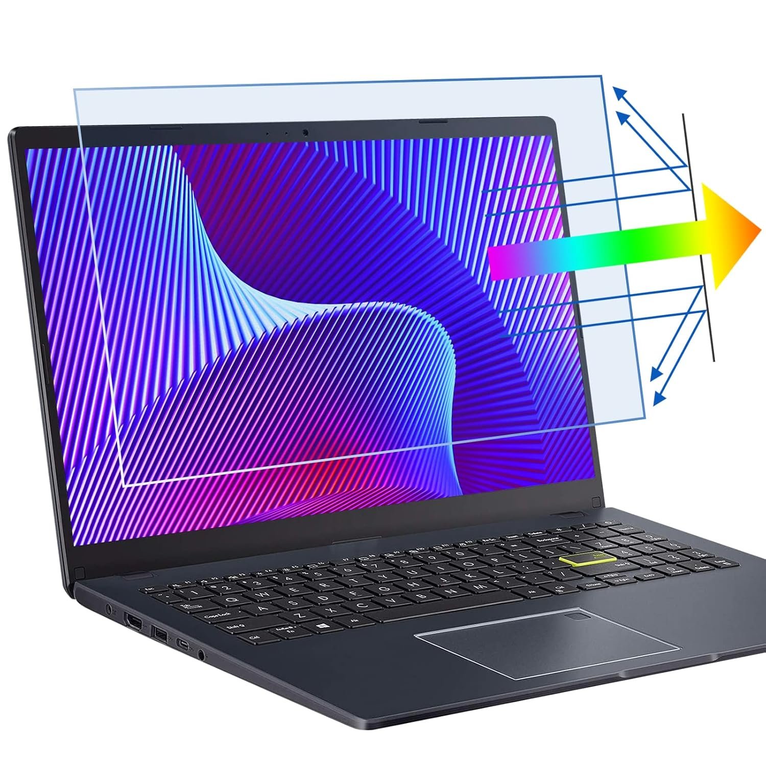 Saco 14 Inch Laptop Anti-Blue Light Glossy Screen Guard Compatible Dell 14 Plus / 14 2-in-1 Plus / 16 Plus (AMD Ryzen AI 300 Series)