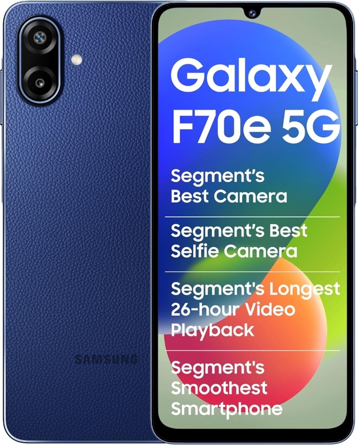 Samsung Galaxy F70e 5G (Spotlight Blue, 128 GB) (4 GB Samsung Galaxy M05