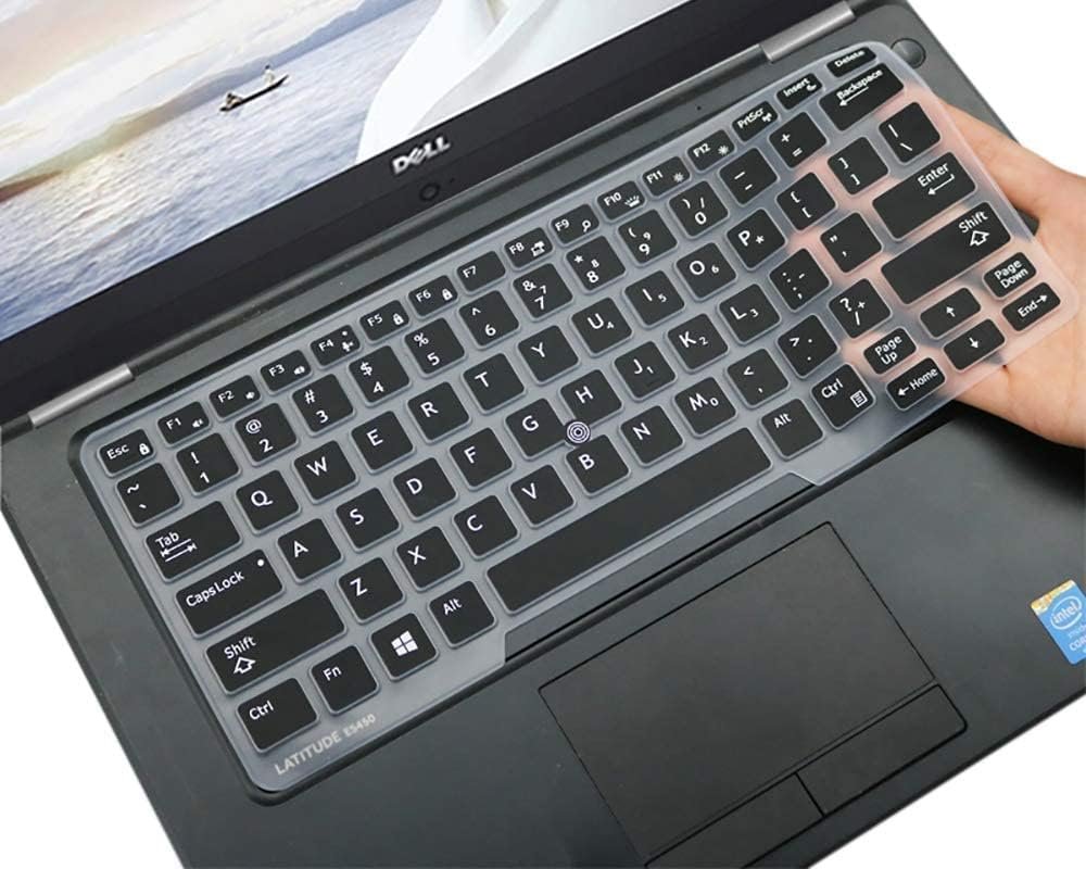 Silicone Keyboard Cover for Dell Latitude 5480 5490 7490 14 Dell 14 Plus / 14 2-in-1 Plus / 16 Plus (AMD Ryzen AI 300 Series)
